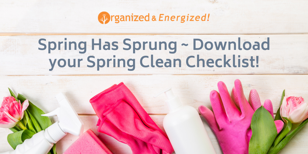 Spring Has Sprung ~ Download your Spring Clean Checklist!