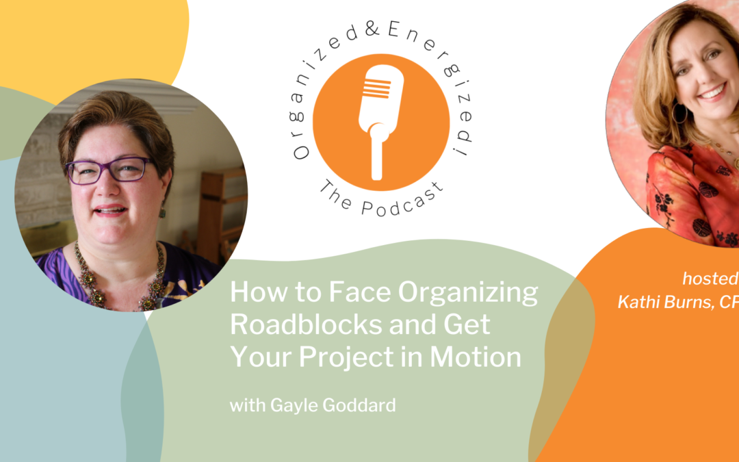 How to Face Organizing Roadblocks and Get Your Project in Motion with Gayle Goddard