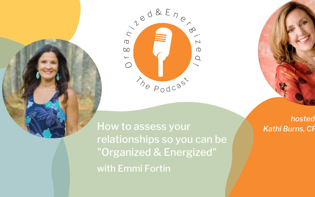 How to assess your relationships so you can be “Organized & Energized” with Emmi Fortin